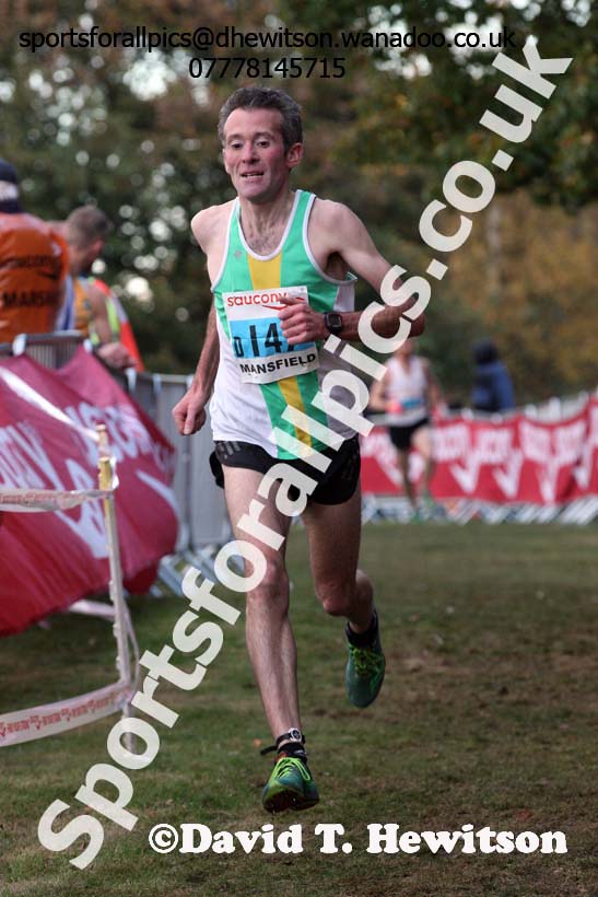 Senior men, 2016 National Cross Country Relays, Berry Hill Park, Mansfield. Photo: David T. Hewitson/Sports for All Pics